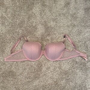 Victoria’s Secret Elegant Pink Lace Bra
